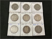 Lot of Very Old US Quarters