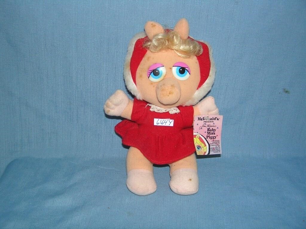 Miss Piggy plush toy with original tag