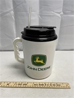 Large John Deere Thermos Mug
