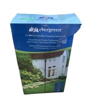 8ft Evergreen Wild Bird Feeding Station *open