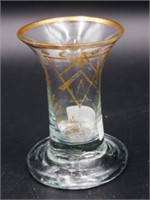 Masonic firing glass, early 19th century, gilt
