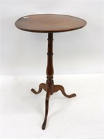 Figural cherry candlestand, 18th century, turned
