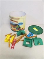 Wild West Ranch Lincoln Logs Set - As Shown