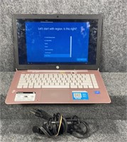 HP Steam Laptop with power Cord Works