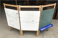 Child's two sided chalkboard whiteboard