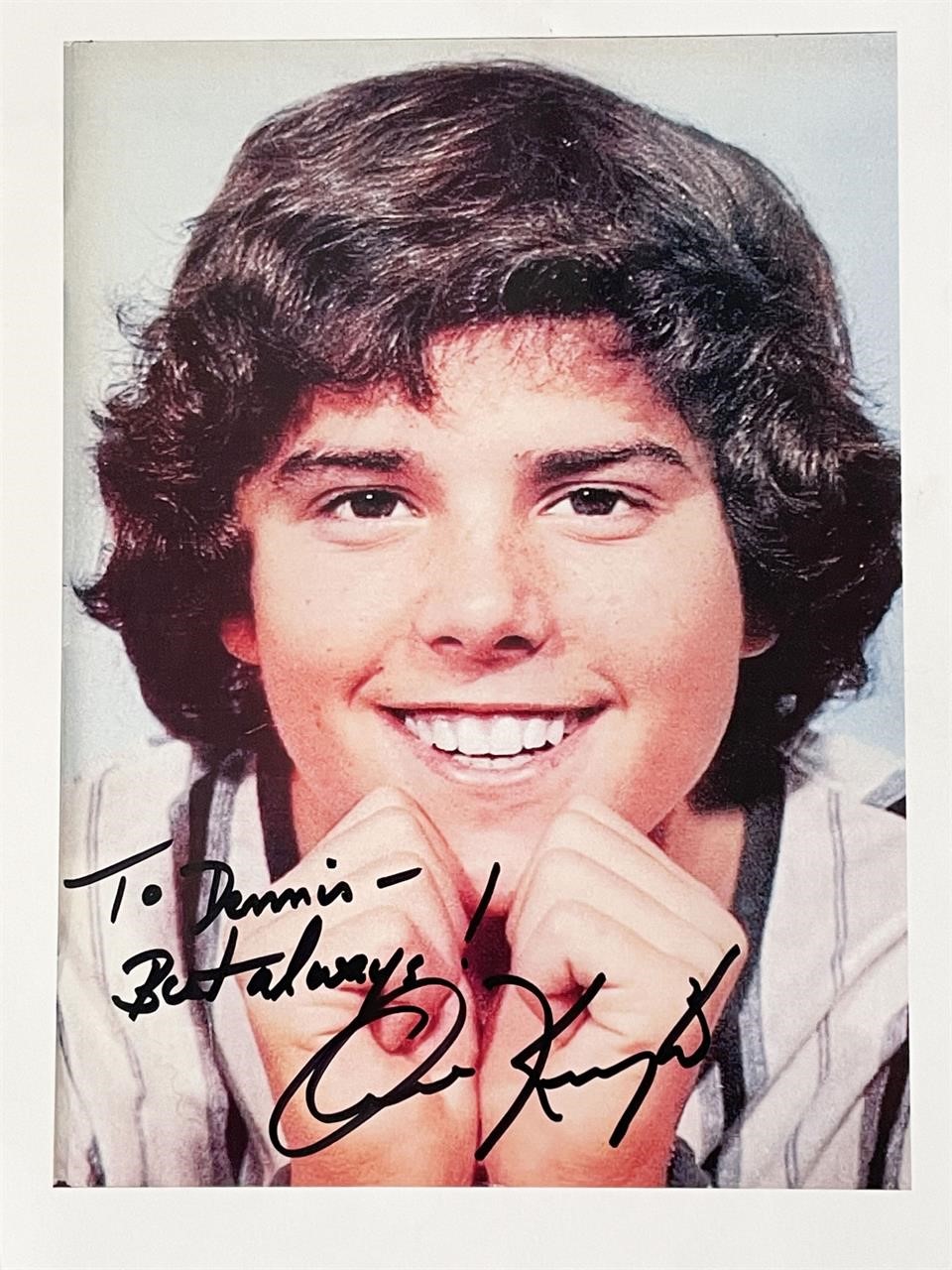 Christopher Knight signed photo