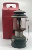 (A) Coleman Kerosene Lantern (model 220 F) with