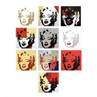 Andy Warhol "Golden Marilyn Portfolio" Limited Edi