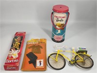 BARBIE BIKE, SKIPPER OUTFIT, TROPICAL DOLL, KNITTG