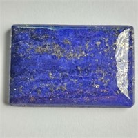 CERT 45.57 Ct Cabochon Lapis Lazuli, Rectangular S
