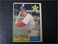 1961 TOPPS #118 CHRIS CANNIZZARO CARDINALS