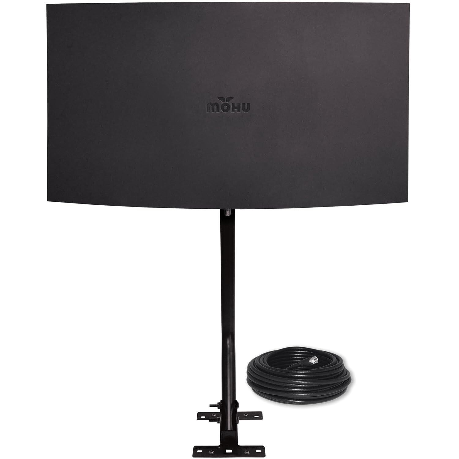 Mohu Sail Amplified Indoor Outdoor TV Antenna, 75-