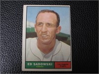 1961 TOPPS #163 ED SADOWSKI ANGELS