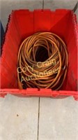 2 - 100” heavy duty extension cords in tote