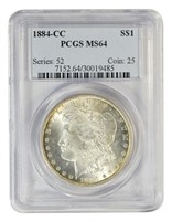A 2nd Near Gem 1884-CC Morgan Dollar