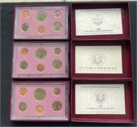 Group of Unc. Bank Coin Sets - 1990,1993,1994