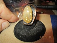 Copper hand Crafted Ring w/Stone