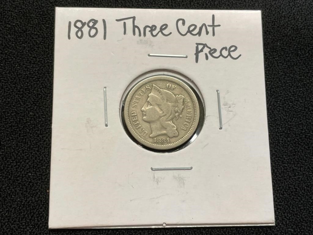 1881 3 Cent Piece
