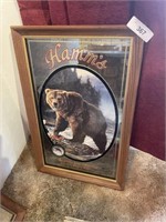 HAMMS BROWN BEAR MIRROR