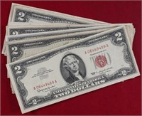 10 - $2 Red Seal Notes
