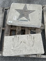 Tony Bennett Concrete Star.