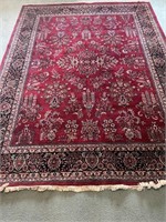 Indian Sarouk Wool Oriental Rug