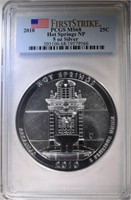 2010 5oz SILVER HOT SPRINGS NP PCGS