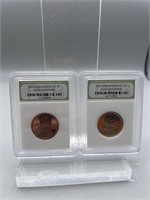 (2) 2003-S Sacagawea DCAM GEM Proof $1 Coins