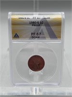 1980-S PF67 DCAM Proof Lincoln Penny