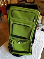 2pcs American Tourister suit case and overnight ba