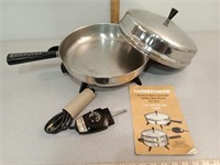 Farberware electric fry pan with cord & users