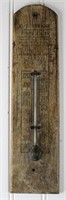 Wooden Advert Thermometer