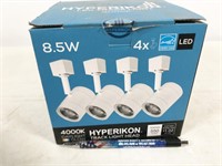 4 fixtures, Hyperikon LED 17.5W 4000K track light
