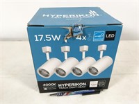 4 fixtures, Hyperikon LED 17.5W 4000K track light