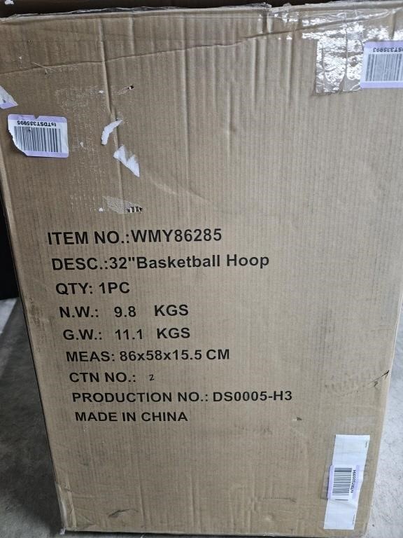 32" Basketball Hoop
