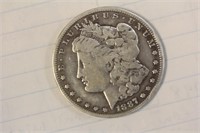 1887-O Morgan Silver Dollar