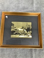 Gold Etched Print by Lionel Barrymore