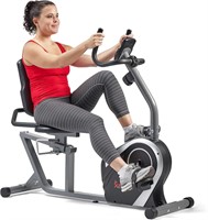 Sunny Magnetic Recumbent Bike with Bluetooth App