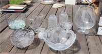 Large Lot of Pattern Glass