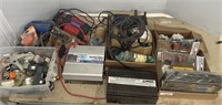 MISC ELECTRICAL PARTS, INVERTERS, CABLES, ADAPTERS