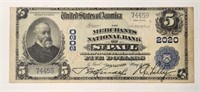 1902 $5 National Currency