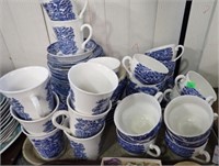 BLUE WILLOW STYLE CHINA