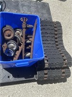 Qty of snowmobile parts included track