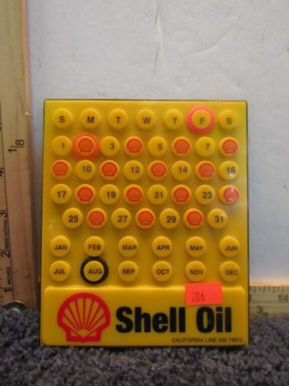 SHELL OIL CALENDAR