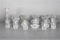 Heisey Footed Sherbets, Juice Glasses, Assorted