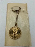 JFK medal coin keychain