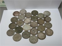 1 Peso, Mexico, 26 coins (10% silver)