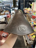 VTG WWI EARLIER US CAVALRY LEATHER STIRRUP