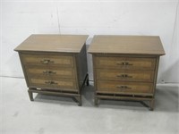 Two 26"x 16"x 25" Vtg Nightstands See Info