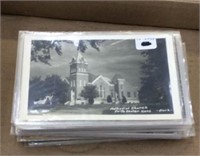 73 post cards of Kansas churches